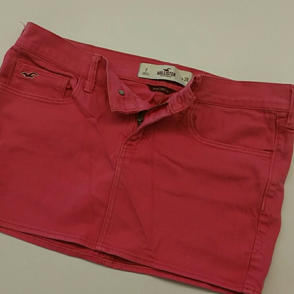Pink miniskirt Hollister